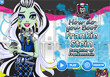 Juegos de Vestir a Frankie Stein - Juegos Monster High