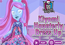 Juegos de Vestir a Kiyomi Haunterly - Juegos Monster High